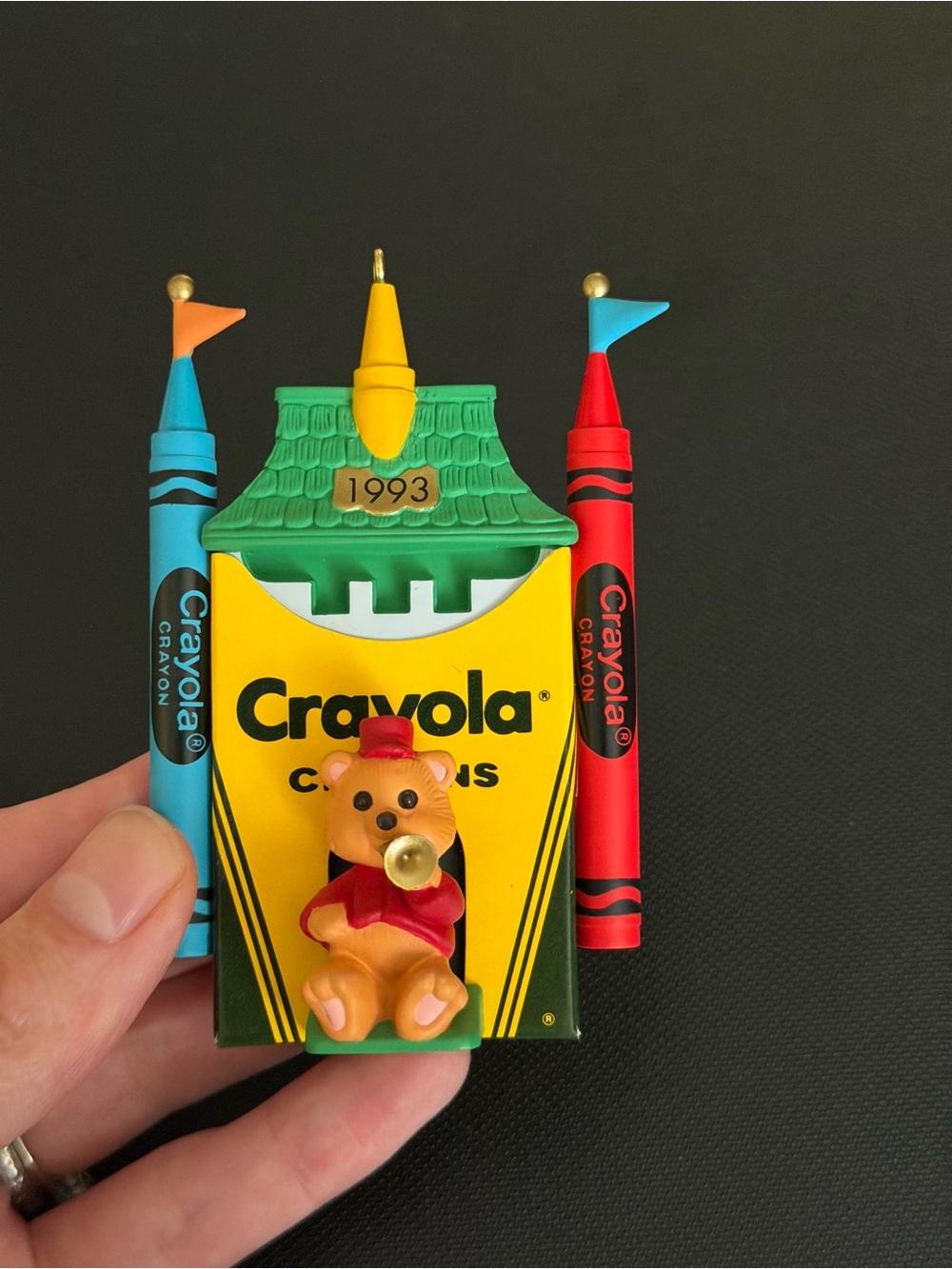 Hallmark Keepsake Ornament Crayola Crayon Bright Shining Castle Handcrafted 1993
